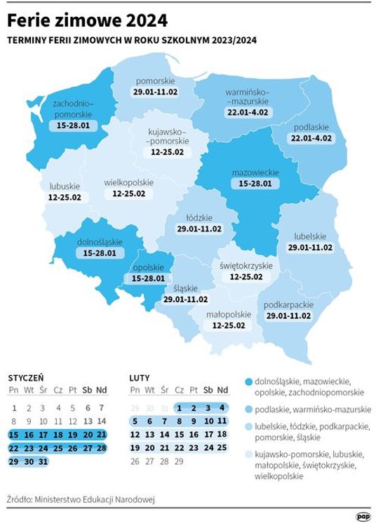 Ferie zimowe 2024