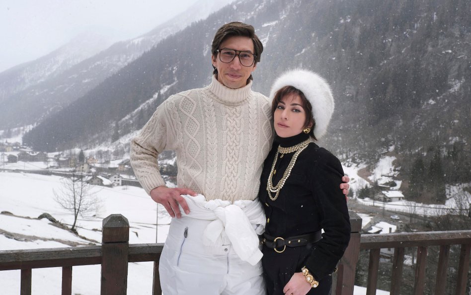 Maurizio Gucci (Adam Driver) i Patrizia Reggiani – najważniejsi bohaterowi filmu „Dom Gucci”.