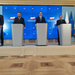 Konferencja prasowa po spotkaniu rządowego zespołu zarządzania kryzysowego.