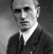 Edward Ligocki i okładka jego książki
