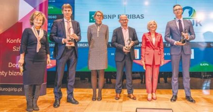 Zdobywcy nagród za najlepszy raport w kategorii banków i instytucji finansowych. Santander Bank Pols