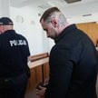 Oskarżony Łukasz Żak na sali rozpraw Sądu Rejonowego dla Warszawy-Śródmieścia