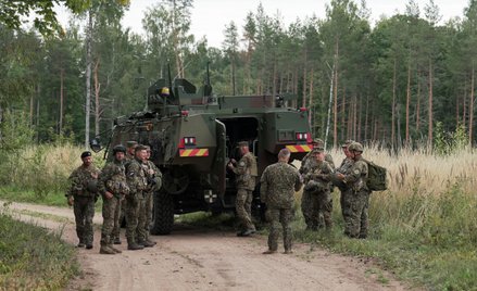 Szczątków zestrzelonego drona szukała Gwardia Narodowa Republiki Łotwy