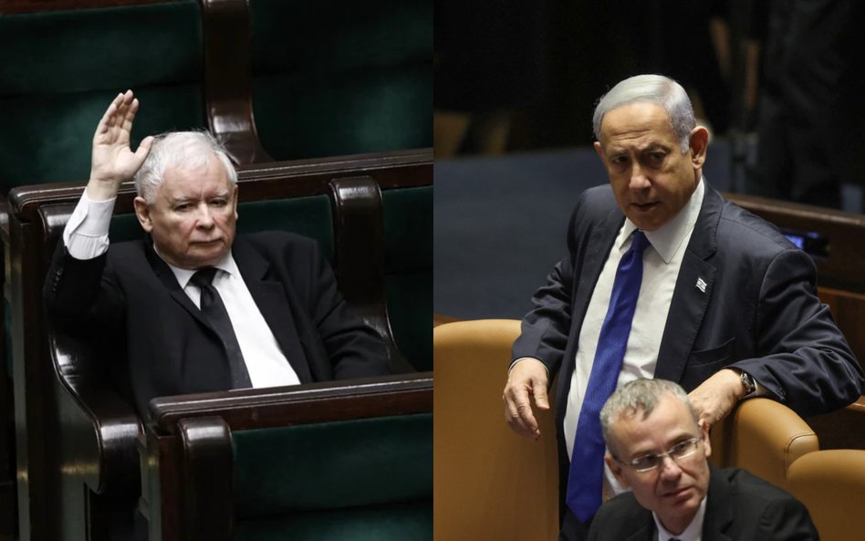 Jarosław Kaczyński, Benjamin Netanjahu