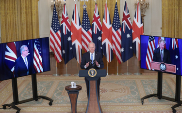 Joe Biden ogłasza nawiązanie partnerstwa między USA, Wielką Brytanią a Australią