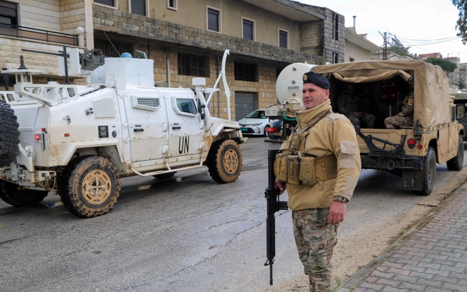Żołnierz sił pokojowych w Libanie