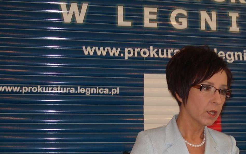 Prokurator Liliana Łukasiewicz, rzecznik prasowy Prokuratury Okręgowej w Legnicy