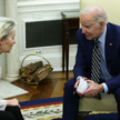 Biden i von der Leyen zapewniają: Jesteśmy zjednoczeni w pomocy dla Ukrainy
