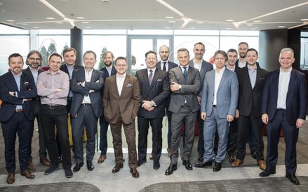 ?Partnerzy PwC (od lewej): Bartosz Jasiołek, Sławomir Krempa, Tomasz Kassel, Andrzej Jacek Jarosz, M