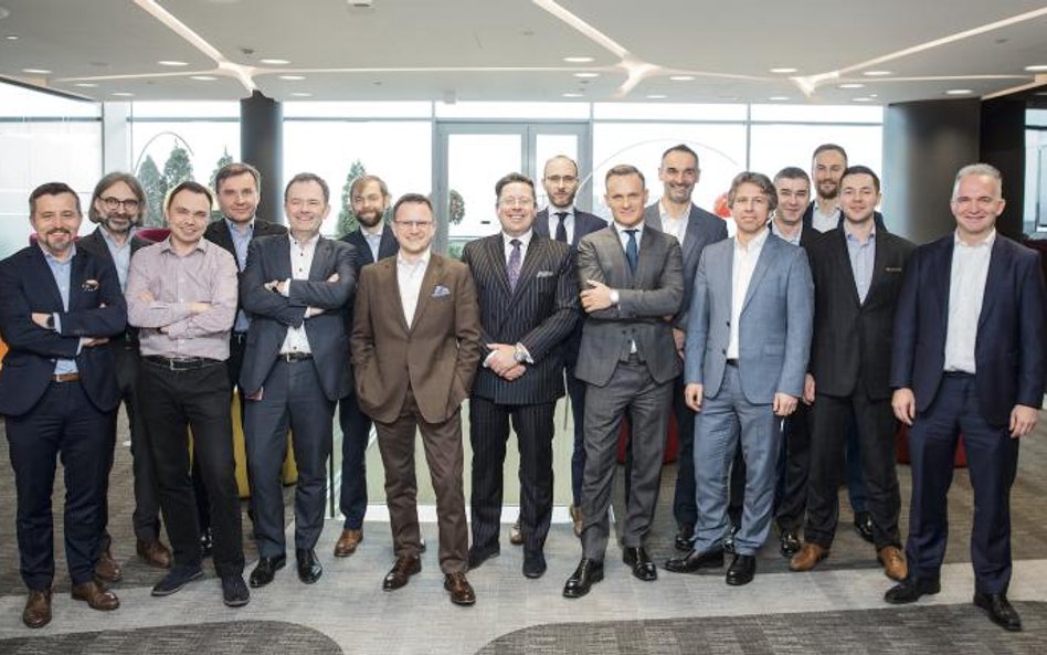 ?Partnerzy PwC (od lewej): Bartosz Jasiołek, Sławomir Krempa, Tomasz Kassel, Andrzej Jacek Jarosz, M