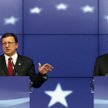 Szefowie Komisji Europejskiej José Manuel Barroso i Rady Europejskiej Herman Van Rompuy optymizmem n