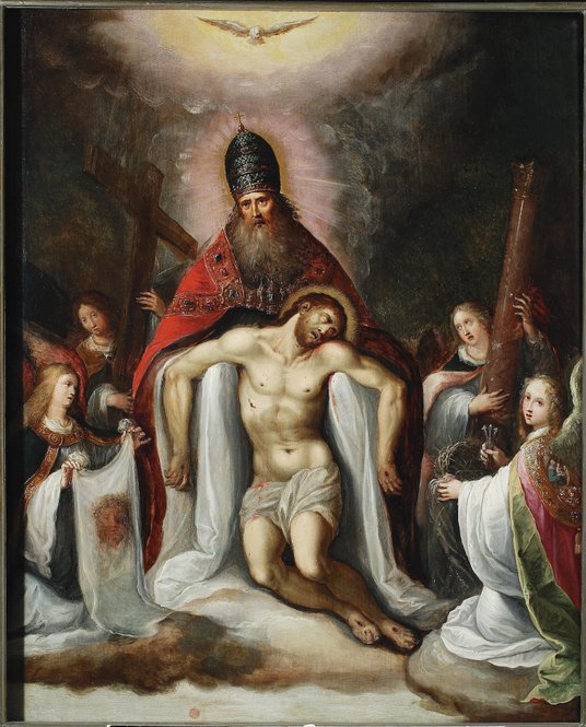 Frans Francken II, „Trójca Święta”, ok. 1610 r. Kilka dekad później Łyszczyński napisał m.in.: „Bóg 