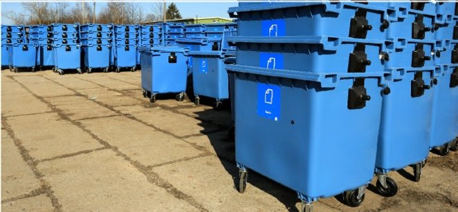 MPO szacuje, że dotychczas dostarczyło 98 proc. pojemnikó na śmieci