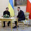 Prezydent Ukrainy Wołodymyr Zełenski i prezydent RP Karol Nawrocki