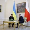 Prezydent Ukrainy Wołodymyr Zełenski spotykał się z prezydentem Polski Karolem Nawrockim w Pałacu Pr