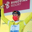 Zwycięzca 4. etapu i lider Tour de Pologne, Portugalczyk Joao Almeida z ekipy Deceuninck-Quick Step