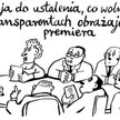 Komentarz rysunkowy. Komisja ds. transparentów
