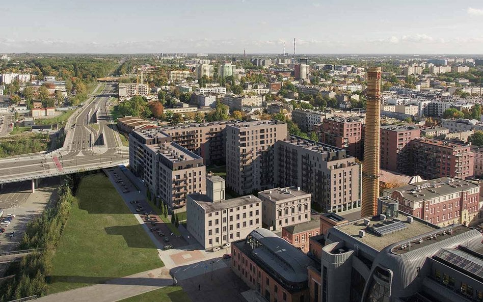 W I połowie 2025 r. najwięcej mieszkań Murapol sprzedał w Łodzi (na zdjęciu jeden z projektów) i w G
