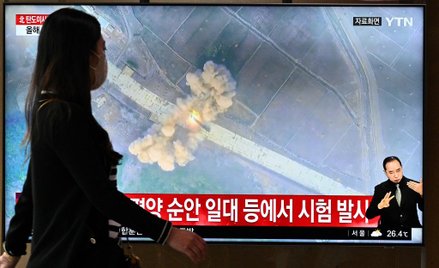 Korea Północna wystrzeliła serię pocisków