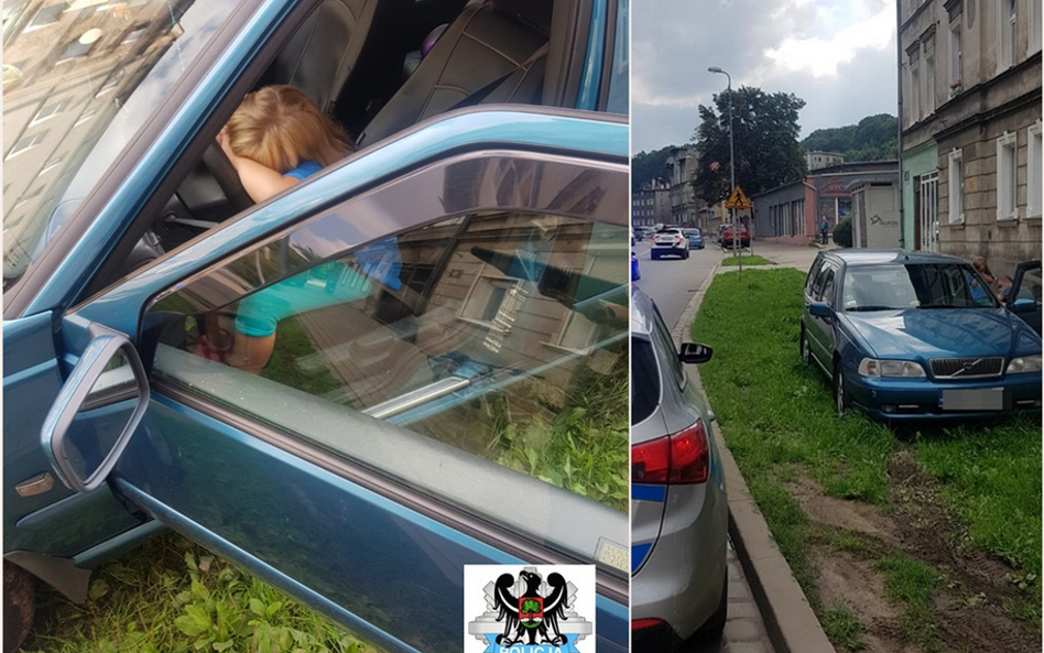 7-latka wsiadła do auta taty, zapięła pasy i odjechała