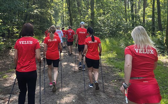 Kluby Pasjonatów to miejsca, w których pracownicy VELUX wspólnie oddają się swoim hobby. Na zdjęciu: