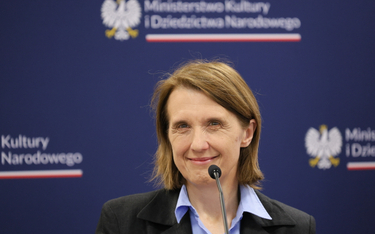 Minister kultury i dziedzictwa narodowego Hanna Wróblewska