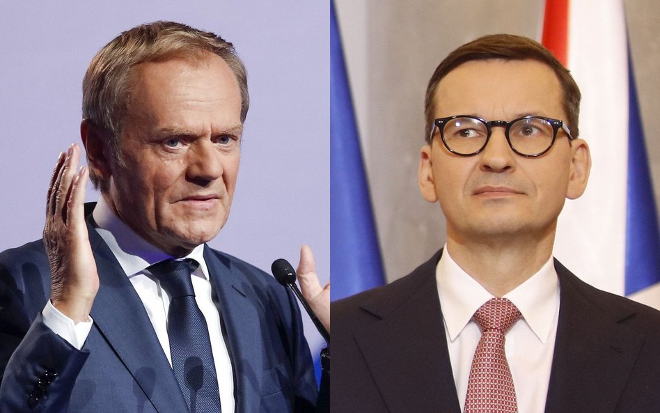 Sondaż: Kto był „premierem polskiej biedy”? Morawiecki: Tusk. Polacy: raczej Morawiecki