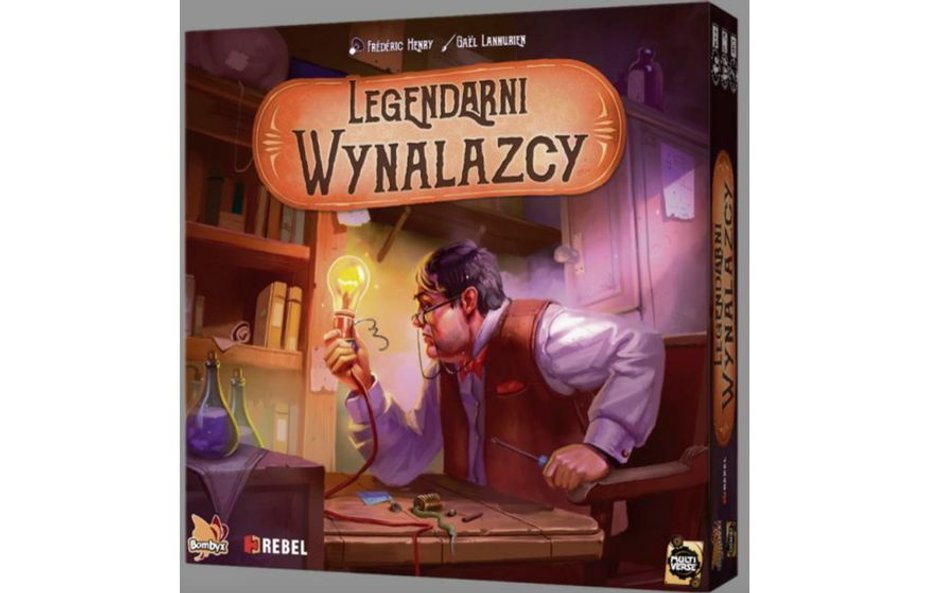 „Legendarni wynalazcy", Wydawnictwo Rebel