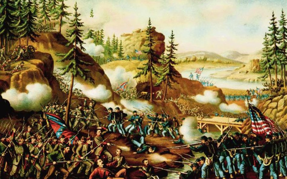 W bitwie pod Chattanoogą wojska gen. Granta rozgromiły armię Konfederacji dowodzoną przez gen. Bragg