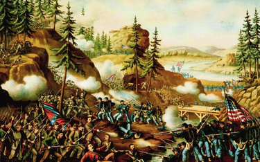 W bitwie pod Chattanoogą wojska gen. Granta rozgromiły armię Konfederacji dowodzoną przez gen. Bragg
