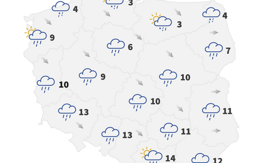 Prognoza pogody na środę 3 kwietnia