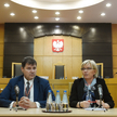 Prezes Trybunału Konstytucyjnego Julia Przyłębska oraz sędzia TK Mariusz Muszyński
