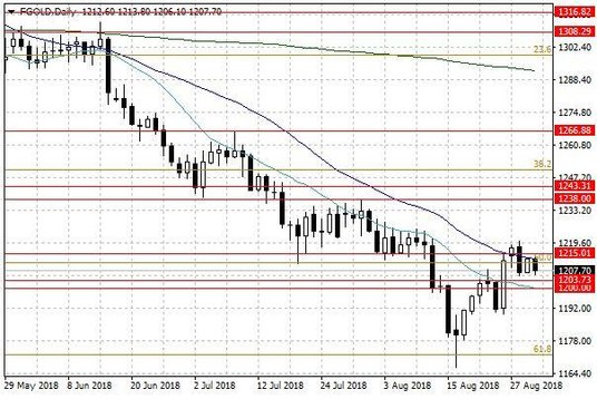 Notowania złota – dane dzienne