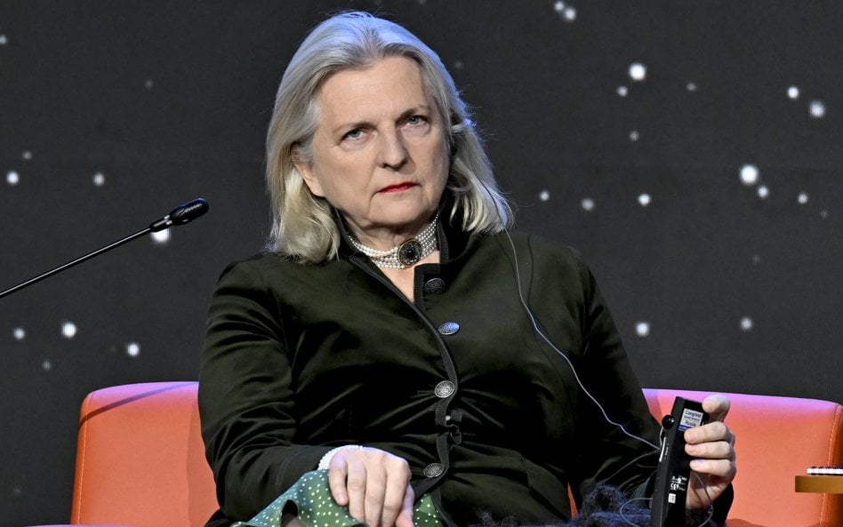Karin Kneissl na konferencji w Moskwie