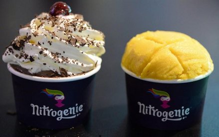 Lodziarnia "moleklularna" Nitrogenie w Paryżu