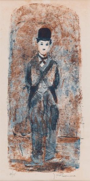 Grafika Pressmane’a „Charlie Chaplin”.