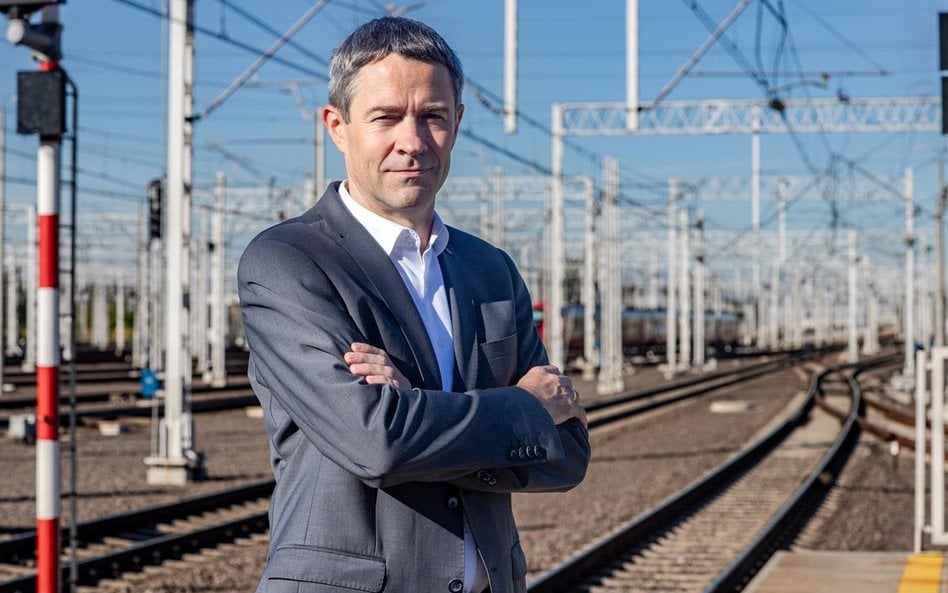 Piotr Wyborski, prezes zarządu Polskich Linii Kolejowych S.A.