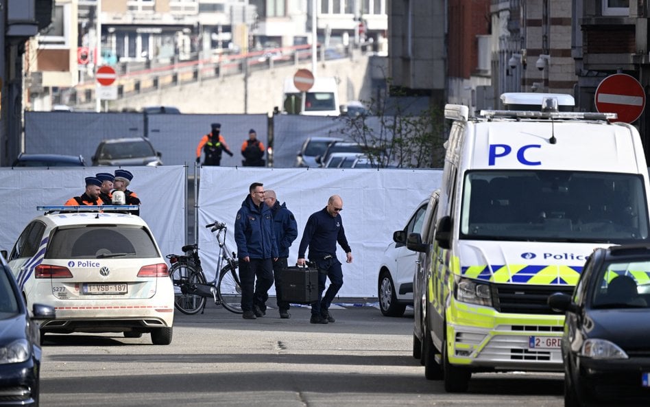 Miejsce eksplozji w Liège zostało odgrodzone przez policję