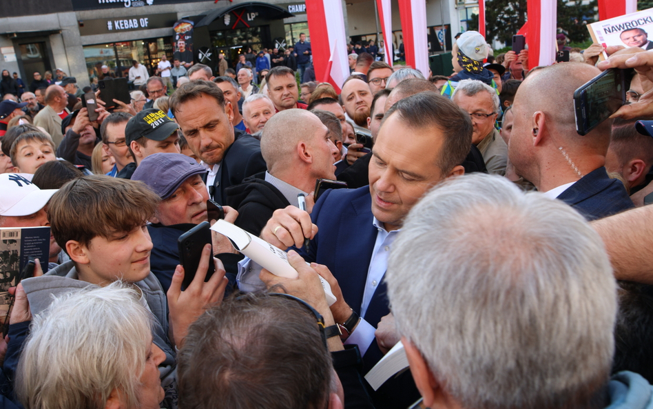 Kandydat Komitetu Obywatelskiego w zbliżających się wyborach na fotel prezydenta RP, popierany przez