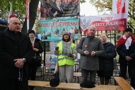 Protest przed Trybunałem Konstytucyjnym, 14 października 2026 r.