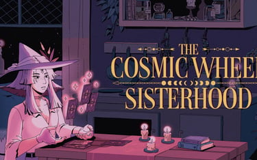 „The Cosmic Wheel Sisterhood”, producent: Deconstructeam, platforma: PC, Switch