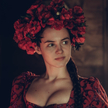 Martyna Byczkowska na planie serialu "1670".