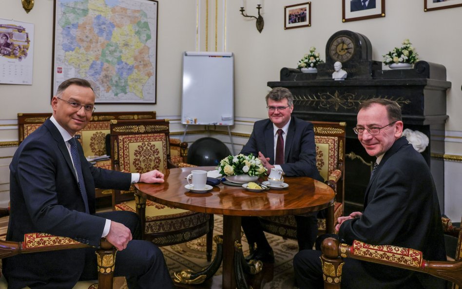 Andrzej Duda, Mariusz Kamiński, Maciej Wąsik