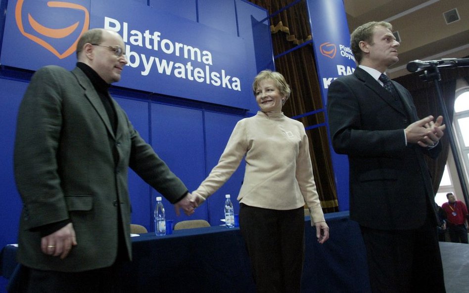 Styczeń 2004 r. Obrady Rady Krajowej Platformy Obywatelskiej w Warszawie