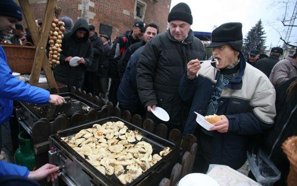 Ubiegłoroczna wigilia dla ubogich w Krakowie