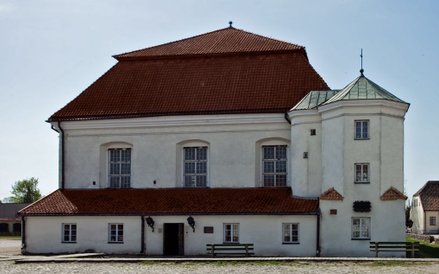 Sala Wielka tykocińskiej synagogi, która jest perłą kultury żydowskiej.