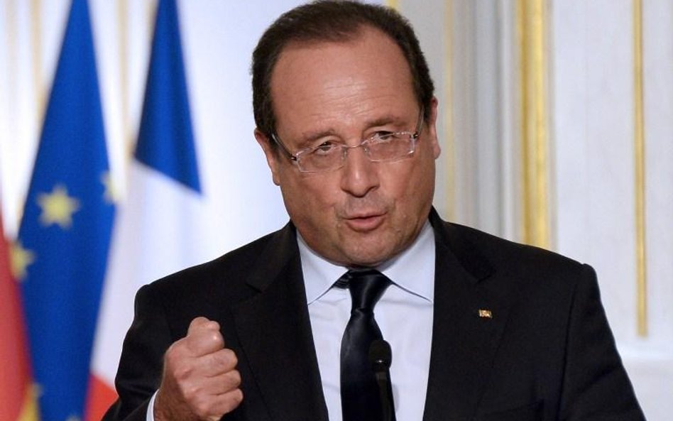 Prezydent Francji Francois Hollande