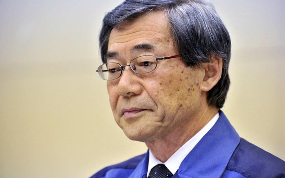 Prezes Tepco Masataka Shimizu