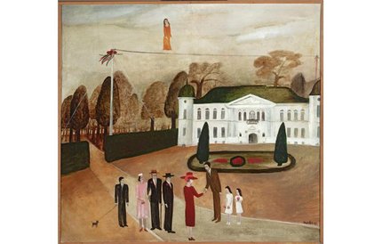 Maria Anto, Wizyta, 1964, dzięki uprzejmości Muzeum Narodowego w Warszawie, fot. Piotr Ligier