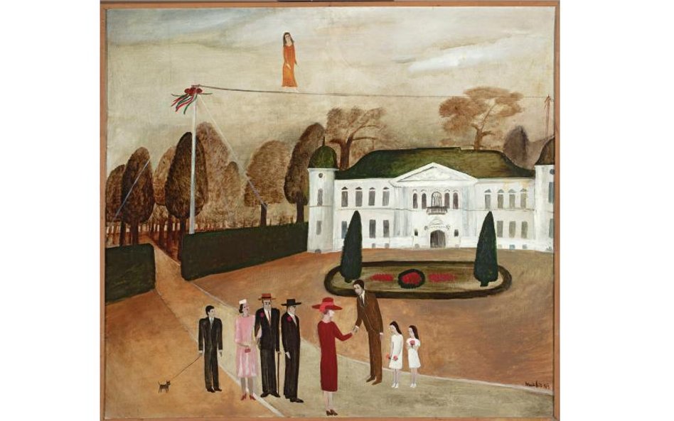 Maria Anto, Wizyta, 1964, dzięki uprzejmości Muzeum Narodowego w Warszawie, fot. Piotr Ligier